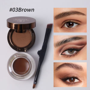 Sabun alis alami Label pribadi dan Gel Eyeliner 2in1 headphone bebas Set Gel sabun penataan alis penambah alis lilin beku alis - Product Image 3