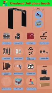 Overhead 360 Photo Booth trường hợp chuyến bay cho 360 Photo Booth cho thuê 360 quay Photo Booth - Product Image 5