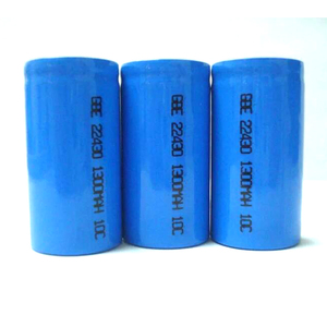 Li-ion 22430 3<strong>.</strong> 7v1300mah 10c-rate rechargeable cylindrical battery - Product Image 1