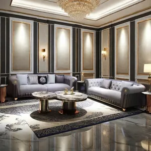 Modern European-Style Light Luxurious famous comfortable Villa Furniture