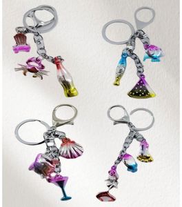 Innovative Custom Magnetic Resin Zinc Alloy Keychain Multi-Ring Ocean Cartoon Carabiner Premium Quality Customizable <b>Keyring</b> - Product Image 5