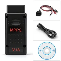 MPPS V18 Kilitsiz Sürüm ECU Çip Tuning Aracı OBD2 Teşhis Cihazı EDC15/16/17 Breakout Tricore Kablosu OLIVER Uyumlu Siyah