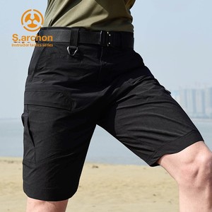 Pantaloncini Tattici Estivi Personalizzati da Uomo, ad Asciugatura Rapida, Elasticizzati, Traspiranti e Comodi per Escursionismo, Campeggio, Sport e Uso Casual - Product Image 1