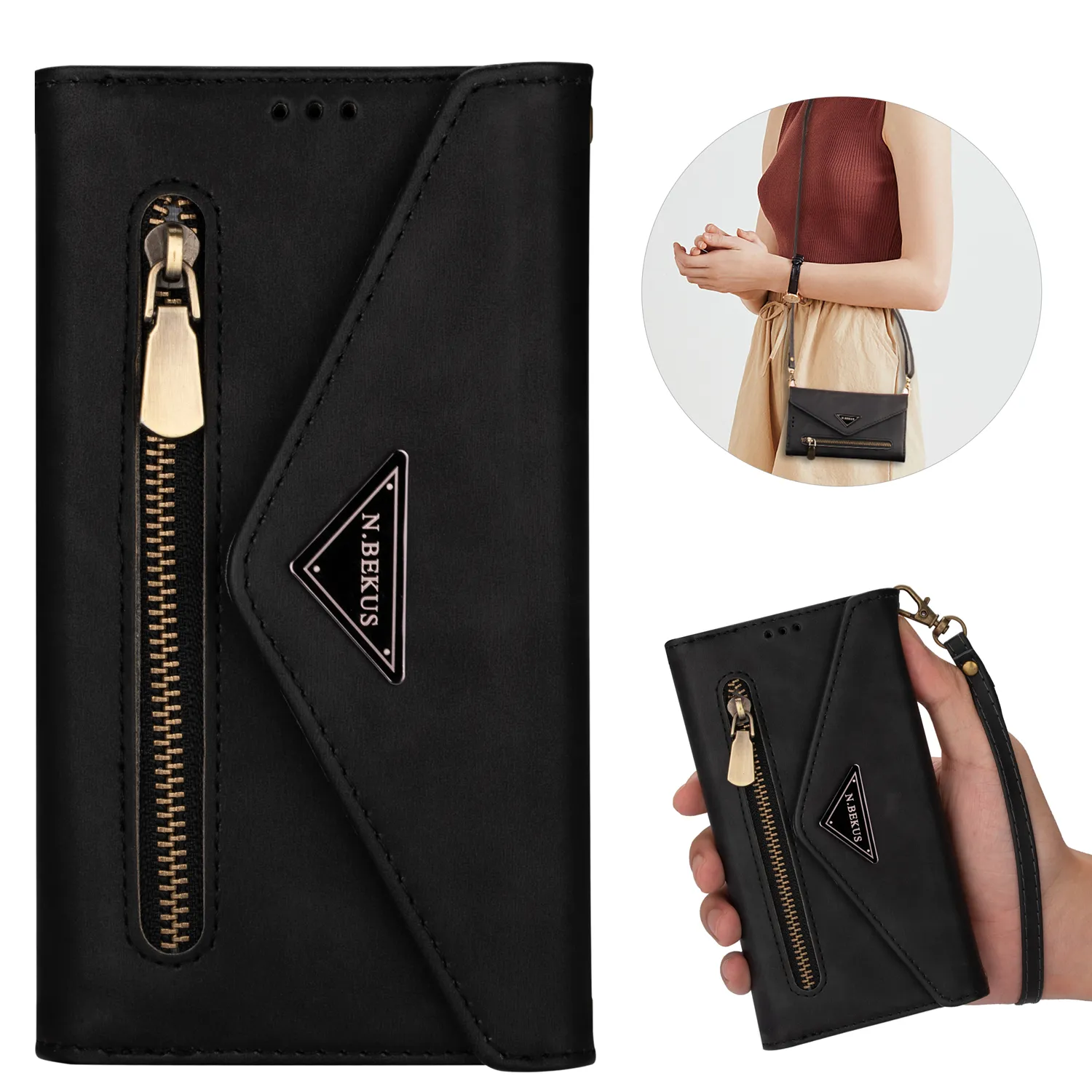 Luxury Lades Phone wallet Cover For Samsung S20FE S21FE A82 A81 A91 S10e Accessories Case Leather Flip For Samsung A82 A81