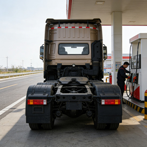 Тягач Dongfeng <span class=keywords><strong>6x4</strong></span>, дизельный, для тяжелых условий эксплуатации, для перевозки грузов, стандарт выбросов Евро-6, новый, долговечный, 351-450 л.с. - Product Image 3