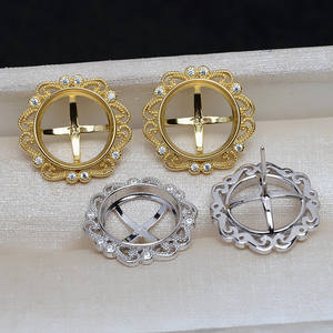 S925 Silver Detachable DIY Pearl <b>Earrings</b> for Women Long Tassel Jewelry Accessories with Empty <b>Holder</b> 933 Jewelry Findings - Product Image 3