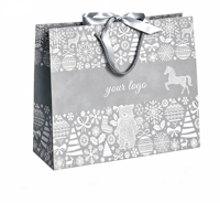 Sacs cadeaux miniatures de luxe personnalisés avec poignée, sacs pour cadeaux de mariage, de Noël ou de fête pour les invités