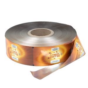 Rouleaux de film plastique laminé en aluminium de qualité alimentaire personnalisés pour les sachets de bonbons, emballage automatique de sucre et de biscuits. - Product Image 5