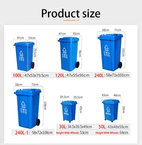 <span class=keywords><strong>Poubelle</strong></span> en plastique de 240L 360L, <span class=keywords><strong>poubelle</strong></span> à déchets en plastique, <span class=keywords><strong>poubelle</strong></span> de recyclage en plastique, <span class=keywords><strong>poubelle</strong></span> extérieure en plastique avec roues - Product Image 6
