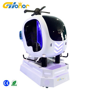 יצרן vr אסימון ארקייד משחק וידאו סימולטור מסוק שעשועים נושא טיסת סימולטור טיסה טייס סימולטור תא הטייס טייס מכונת משחק - Product Image 2