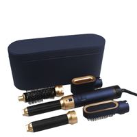 Coiffeur Électrique 5 en 1 Complet avec Brosse à Air Chaud Sèche-Cheveux Enveloppant pour Lisser, Sécher et Boucler les Cheveux