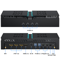 Mini PC Barebone Intel Core I9 14900F RTX4070 12g para Juegos, Ddr5, Nvme4.0, Compatible con BIOS Logo, Mini PC para Juegos y Señalización Digital
