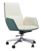 Offre Spéciale : Chaise de Bureau Moderne en Cuir, Pivotante, Confortable, Hauteur Réglable, Pieds Chromés, Idéale pour Conférence, Visiteur et Dirigeant