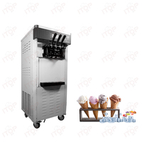 Commercieel Hard En Zacht Ijs Maken Machine Nieuwe Staat Yoghurt Melk Chocolade-Kern Onderdelen Motor