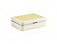 Étui de rangement multifonctionnel pour bijoux, en cuir rectangulaire, avec fermeture éclair, étui de protection pour bijoux T.Wing-PAK JB-4714