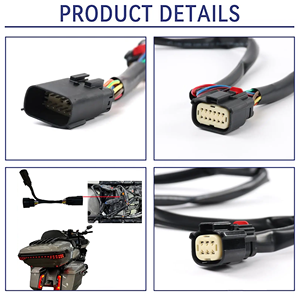 Kabel Kustom untuk Trailer Motor, Kabel Sambungan Motor untuk Jst Molex 4 Pin, Harness Kabel Otomotif - Product Image 6
