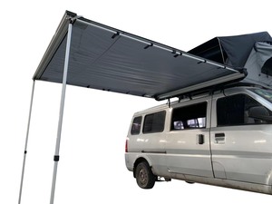 Auvent latéral de camping en <span class=keywords><strong>toile</strong></span> imperméable, optionnel avec tente de toit de voiture - Product Image 5