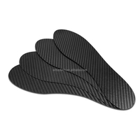 Semelle de sport en fibre de carbone à haute élasticité avec cadre en fibre de carbone et plaque en mousse de fibre de carbone usinée CNC