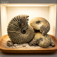 Vente en gros d'ammonites fossiles naturelles polies de Madagascar, grand spécimen d'ammonite nervurée pour la décoration intérieure et la lithothérapie Reiki