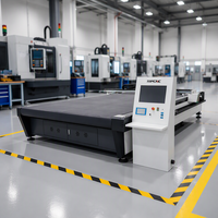 Traceur de découpe numérique CNC automatique pour tissus, rideaux en tergal fin, avec couteau oscillant et projection de motifs