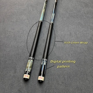 ไม้คิว<span class=keywords><strong>พูล</strong></span>คุณภาพสูงระดับมืออาชีพ CUPPA ทำจากไม้เมเปิลแคนาดา หุ้มด้วยผ้าลินินไอริช ขนาดหัวคิว 11.75/12.75 มม. น้ำหนัก 19 ออนซ์ ทำจากสแตนเลสสตีล - Product Image 3