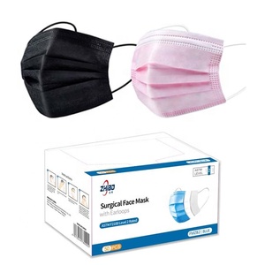 Masker Wajah 3 Lapis dengan Tali Pengikat Telinga, Masker Sekali Pakai / Masker Bedah Medis - Product Image 6