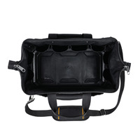 Sac à outils de charpentier multifonctionnel de qualité professionnelle en polyester 600D 1680D résistant à l'eau, fond rigide, personnalisable OEM/ODM