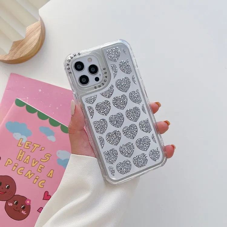Dream Three-In-One Heart Diamond A Cell Phone Case for iPhone
