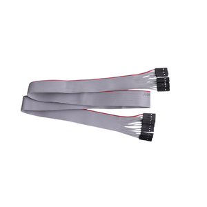 Câble plat 2.54mm connecteur de boîtier DuPont inverse 14Pin assemblage de câble plat gris - Product Image 2