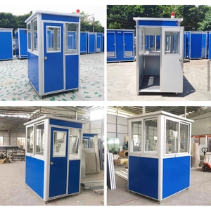 Di động cabin bảo vệ an ninh kiosk không thấm nước Sentry hộp gian hàng cho ngoài trời tạm thời Tiny nhà văn phòng - Product Image 2