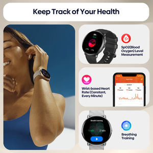 <span class=keywords><strong>Reloj</strong></span> inteligente Zeblaze <span class=keywords><strong>GTR</strong></span> <span class=keywords><strong>3</strong></span> Pro AMOLDE redondo completamente táctil Smartwatch 100 + Modo deportivo <span class=keywords><strong>reloj</strong></span> deportivo impermeable para exteriores - Product Image 4