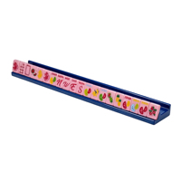 Pousse-pièces de mahjong en bois laqué de qualité supérieure, rose, bleu, noir, jaune, supports de dominos Rummikub avec aimants