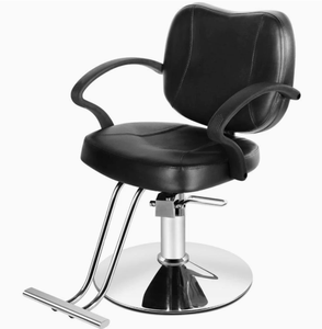 Sillón de Barbero Hidráulico Moderno y Minimalista, Giratorio y Ajustable, de Cuero PU, para Salón de Belleza, Venta al Por Mayor - Product Image 2