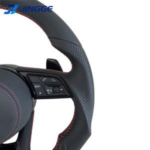 Volant sport en cuir personnalisé de haute qualité, style exclusif pour <span class=keywords><strong>Audi</strong></span> RS7 RS3 <span class=keywords><strong>RS4</strong></span> RS5 RS6 S4 Q3 Q5 A4 A6 C8 R8 A5 TT A7 TTRS - Product Image 2