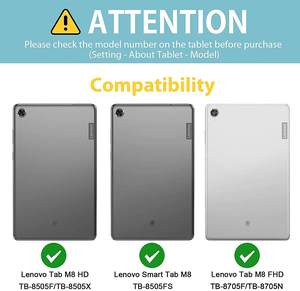 Enfants étui pour <span class=keywords><strong>Lenovo</strong></span> <span class=keywords><strong>Tab</strong></span> <span class=keywords><strong>M8</strong></span>/Onglet <span class=keywords><strong>M8</strong></span> FHD 8 pouces TB-8705F / TB-8505N , Ultra Léger Antichoc Poignée En Mousse EVA Housse de Support - Product Image 2