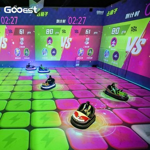 Parachoques Coche <span class=keywords><strong>Mario</strong></span> Kart <span class=keywords><strong>Juego</strong></span> de proyección interactiva Niños Fútbol Go Kart Multijugador Modos competitivos FECs Patio interior - Product Image 2