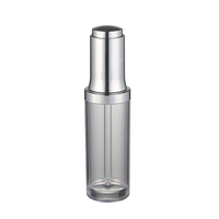 Flacon compte-gouttes cosmétique en acrylique de 20 ml et 30 ml avec bouchon doré et impression sérigraphique pour emballage cosmétique