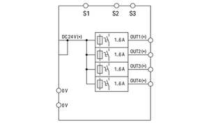 เบรกเกอร์วงจรอิเล็กทรอนิกส์ 4 ช่อง 24 VDC แรงดันไฟฟ้าขาเข้าปรับได้ 1-6 แอมป์ ความสามารถในการสื่อสารสำหรับ Wagos <span class=keywords><strong>787</strong></span>-1664/106-000 - Product Image 3