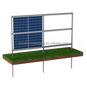 C-Profil-Stahl-Montageständer Bodenhalterungen für Photovoltaik-Projekt-Installationssysteme - Product Image 2