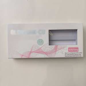 Custom Matte Art Paper Flat <b>Box</b> UV Printed EVA Lined Embossed Eco Friendly Luxury Case for 2 Skincare <b>Pens</b> - Product Image 2