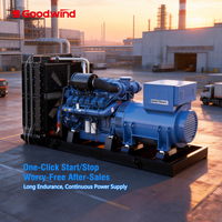 Groupe électrogène diesel 2026 OEM Goodwind 1100 kW haute tension triphasé Yuchai Ricardo à faible consommation de carburant