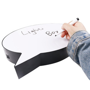 Cinema Led Battery Powered Cinematic Write Interchangeable Sign Letters Circular Handwritten Light Box
