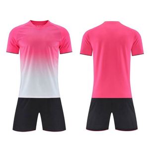 Uniformes de Fútbol de Talla Grande Azul Claro a Precio de Fábrica al por Mayor, Uniformes de Fútbol de la Mejor Calidad, Secado Rápido, Transpirables, 100% Poliéster - Product Image 3