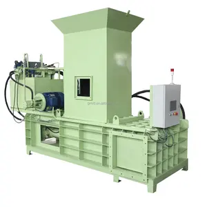 Horizontal cotton fiber compactor automatic baling into bales baler baling press machine