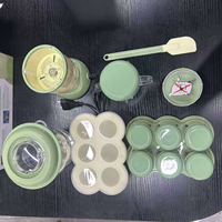 Blender dan Juicer Bayi 2 in 1 Serbaguna dengan Bodi Silikon Bebas BPA untuk Makanan Bayi Buatan Sendiri yang Sehat