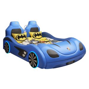 Lit de voiture de sport créatif pour enfants, lit de voiture de course de haute qualité pour chambre de garçons avec roues lumineuses - Product Image 6