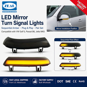 Clignotants LED dynamiques séquentiels pour Volkswagen <span class=keywords><strong>Golf</strong></span> <span class=keywords><strong>5</strong></span> GTI MK5 Passat B5.<span class=keywords><strong>5</strong></span> B6 (2 pièces) - Product Image 1