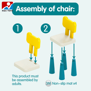 Kinder Mehrzweck Montage Kunststoff Esstisch Bausteine Studiert isch - Product Image 5