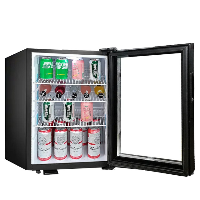 Vanace Energy-Efficient 70L Portable Fridge with LED Light Quiet Compressor Temp Control Small Refrigerator