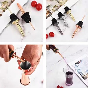 Conception personnalisée 304 acier inoxydable argent or noir rose verseur de vin pour <span class=keywords><strong>Luna</strong></span> Sea Zygo Angel Fire Vodka - Product Image 4